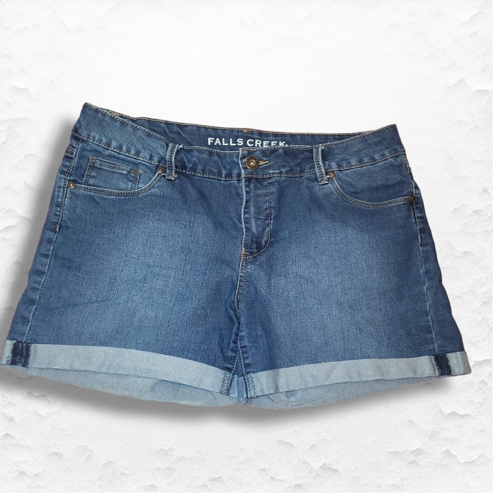 Falls Creek Women's Denim Shorts Size 16